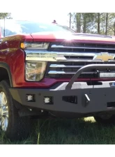 Hammerhead Armor Silverado Front Winch Bumper Pre Runner For 20-Pres Silverado 2500-F-5500 Black Steel                                     - 600-56-0976 - Image 5