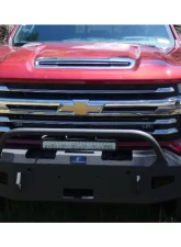 Hammerhead Armor Silverado Front Winch Bumper Pre Runner For 20-Pres Silverado 2500-F-5500 Black Steel                                     - 600-56-0976 - Image 2