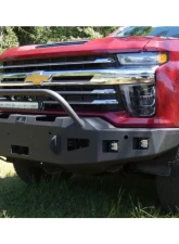 Hammerhead Armor Silverado Front Winch Bumper Pre Runner For 20-Pres Silverado 2500-F-5500 Black Steel                                     - 600-56-0976 - Image 3