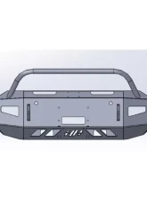 Hammerhead Armor Silverado Front Winch Bumper Pre Runner For 20-Pres Silverado 2500-F-5500 Black Steel                                     - 600-56-0976 - Image 4