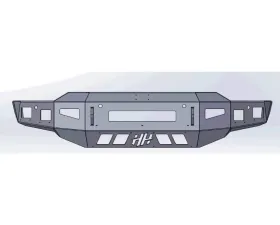 Hammerhead Armor Low Profile Flush Mount Front Black Bumper (Non-Winch) Chevrolet Silverado 2500 | 3500 2020+