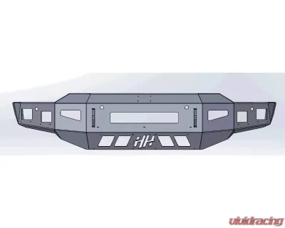 Hammerhead Armor Low Profile Flush Mount Front Black Bumper (Non-Winch) Chevrolet Silverado 2500 | 3500 2020+ - 600-56-0982