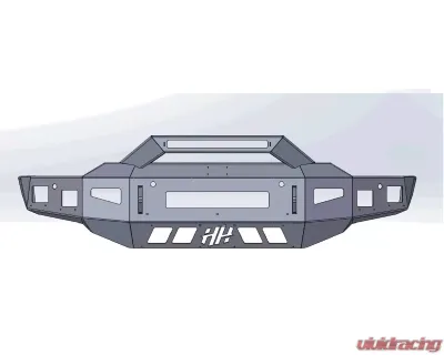Hammerhead Armor Low Profile Formed Guard Front Bumper (Non-Winch) Chevrolet Silverado 2500 | 3500 2020+ - 600-56-0983