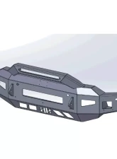 Hammerhead Armor Low Profile Formed Guard Front Bumper (Non-Winch) Chevrolet Silverado 2500 | 3500 2020+                                     - 600-56-0983 - Image 2