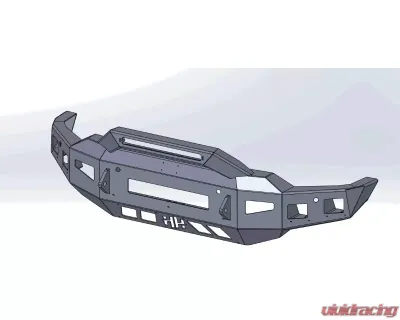 Hammerhead Armor Low Profile Formed Guard Front Bumper (Non-Winch) Chevrolet Silverado 2500 | 3500 2020+ - 600-56-0983