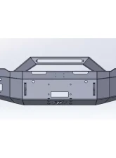Hammerhead Armor 15-19 Silverado 2500 Front Winch Bumper Formed Guard For 15-19 Silverado 2500 Black Steel                                     - 600-56-0987 - Image 2