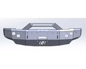 Hammerhead Armor RAM Front Winch Bumper Formed Guard For 10-18 RAM 2500 Black Steel