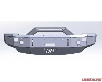 Hammerhead Armor RAM Front Winch Bumper Formed Guard For 10-18 RAM 2500 Black Steel - 600-56-0988
