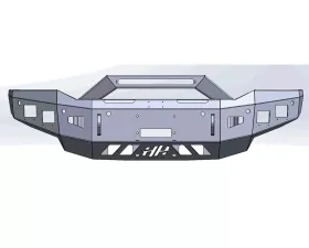 Hammerhead Armor Front Winch Bumper with Sheet Metal Prerunner Ram 2500-5500 2019+