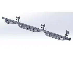 Hammerhead Armor 6 Foot 4 Inches Bed Running Boards with Bed Step Ram 2500 | 3500 2019+