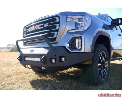 Hammerhead Armor Black Front Low Profile Prerunner Non Winch Bumper GMC Sierra 1500 2019-2021 - 600-56-0999