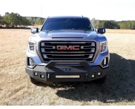 Hammerhead Armor Black Front Low Profile Formed Prerunner Non Winch Bumper GMC Sierra 1500 2019-2021