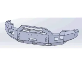 Hammerhead Armor Front Winch Bumper with Prerunner Chevolet Silverado 2500 | 3500 2007-2010