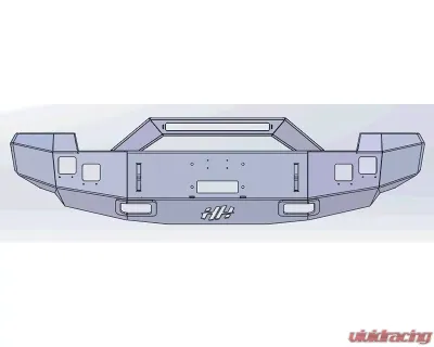 Hammerhead Armor Front Winch Bumper with Prerunner Chevolet Silverado 2500 | 3500 2007-2010 - 600-56-1001