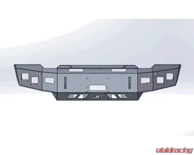 Hammerhead Armor No Brush Guard Front Winch Bumper GMC Sierra 2500 | 3500 2020+ - 600-56-1007
