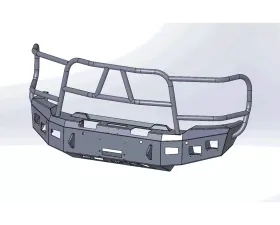 Hammerhead Armor Front Winch Full Brush Guard GMC Sierra 2500 | 3500 2020+