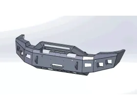 Hammerhead Armor Black Front Winch Bumper Formed Prerunner GMC Sierra 2500 | 3500 2020-2022