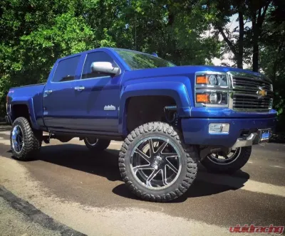 Superlift 8" Lift Kit-14-18(19OldBody)GM1500 4WDw/OE Al or SS Ctrl Arms/KingClvr/Res RrShk - K908KG