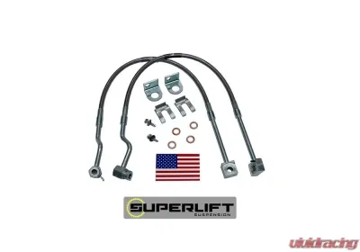 Superlift Bulletproof Brake Hose - Front - 87-90 Ranger/Explorer/Bronco II w/ 4-6" Lift Ford 1987-1990 - 91230