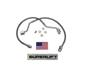 Superlift Bulletproof Brake Hose - Front - 90-96 F-150/Bronco w/ 4-6