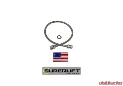 Superlift Bulletproof Brake Hose - Rear - 73-87 GM PU 73-91 Blzr/Jmy/Sub w/ 8-12" Lift - 91336