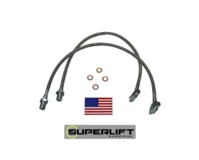 Superlift Bullet Proof Brake Hose - Front - 71-78 GM PU/Blazer/Suburban w/ 4-6
