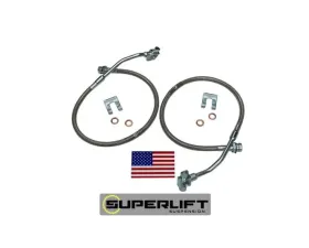 Superlift Bullet Proof Brake Hose - Front - 79-86 GM PU/Blazer/Suburban w/ 4-6