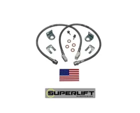 Superlift Bulletproof Brake Hose - Front - 82-86 Jeep CJ w/ 2-4