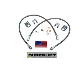 Superlift Bulletproof Brake Hose - Rear - 76-86 Jeep CJ5/CJ7 3
