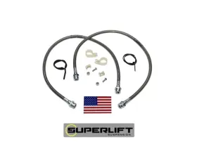 Superlift Bulletproof Brake Hose - Front - 79-96 Toyota PU/4Runner w/ 3-7