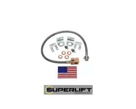 Superlift Bulletproof Brake Hose - Rear - 97-05 Wrangler TJ w/ 4-6