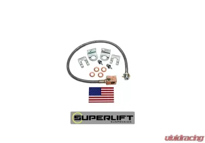 Superlift Bulletproof Brake Hose - Rear - 97-05 Wrangler TJ w/ 4-6" Lift Jeep Wrangler 1997-2006 - 91465