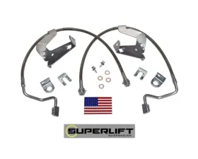 Superlift Bulletproof Brake Hose - Front - 08-10 F-250/F350 w/ 2-4