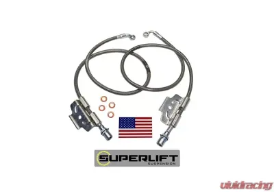 Superlift Bullet Proof Brake Hose - Front - 03-13 Ram 2500/3500 w/ 4-6" Lift - 91600