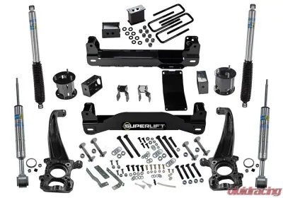 Superlift 6'' Lift Kit - 04-08 F-150 4WD - w/ Bilstein Rear Shocks Ford F-150 2004-2008 - K174B