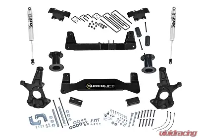 Superlift 6.5" Lift Kit w/ FOX Shocks - 07-16 Silv/Sierra 1500 2WD w/ Cast Steel CntrlArms - K180F