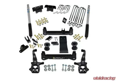 Superlift 6" Lift Kit - 19 (New Body)-21 Silv/Sierra1500 4WDw/BlstnShks(exc Trailboss/AT4) - K182B
