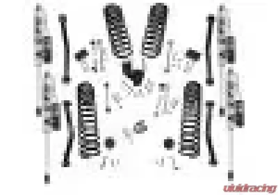 Superlift 4" Dual Rate Coil Lift Kit w/ Fox 2.0 Res Shocks Jeep Wrangler JLU 4DR 2018-2022 - K184FX