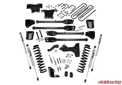 Superlift 6" Lift Kit w/ FOX Shocks - 05-07 F250/350 4WD Diesel w/ 4-Link Arms Ford 2005-2007 - K231F