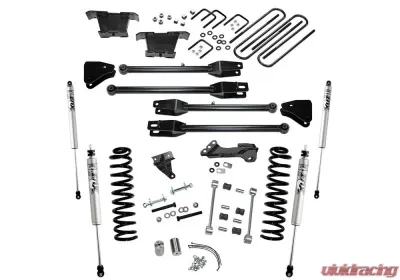 Superlift 4" Lift Kit w/ FOX Shocks - 08-10 F250/350 4WD Diesel w/ 4-Link Arms Ford 2008-2010 - K233F