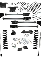 Superlift 4" Lift Kit w/ FOX Shocks - 11-16 F250/350 4WD Diesel w/ 4-Link Arms Ford 2011-2016                                     - K236F - Image 2