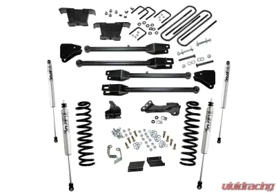 Superlift 4" Lift Kit w/ FOX Shocks - 11-16 F250/350 4WD Diesel w/ 4-Link Arms Ford 2011-2016 - K236F
