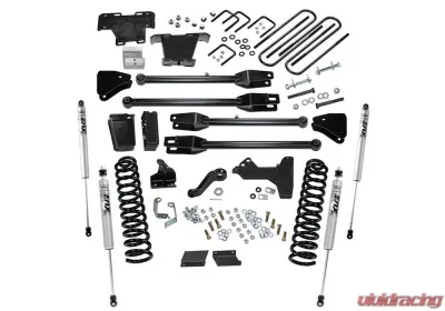 Superlift 6" Lift Kit w/ FOX Shocks - 11-16 F250/350 4WD Diesel w/ 4-Link Arms Ford 2011-2016 - K237F