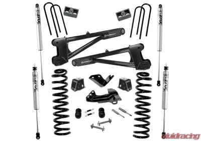 Superlift 4" Lift Kit w/ FOX Shocks - 05-07 F250/350 4WD Diesel w/ Replacement Radius Arms Ford 2005-2007 - K975F