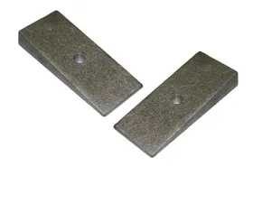 Superlift Axle Shims - Aluminum - 6 Degree - Over Axle - Pair