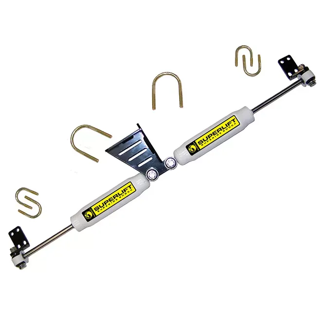 Superlift High Clearance Dual Steering Stabilizer Kit - SL (Hydraulic) - 07-18 Jeep JK Jeep Wrangler 2007-2017 - 92095