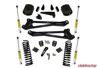 Superlift 4" Lift Kit - 14-18 Ram 2500 4WD - Diesel - Replacement Radius Arms w/ SL Shocks Ram 2500 2014-2018 - K125