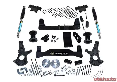 Superlift 6.5" Lift Kit - 07-13 Silverado/Sierra 1500 4WD - w/ Bilstein Rear Shocks - K162B