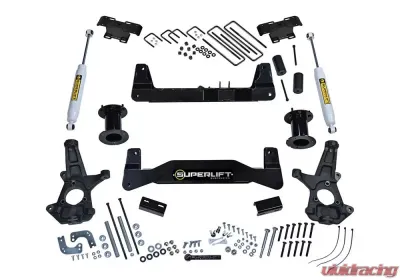 Superlift 6.5" Lift Kit-07-16 Silv/Sierra 1500 2WD w Cast Steel Ctrl Arms w SL Rr Shocks - K180