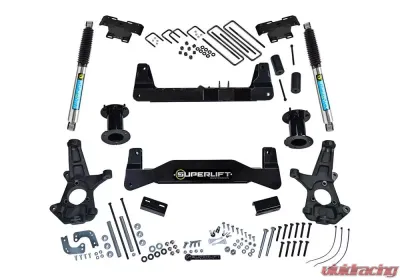 Superlift 6.5" Lift Kit-07-16 Silv/Sierra 1500 2WD w Cast Steel Ctrl Arms w Bil Rr Shocks - K180B